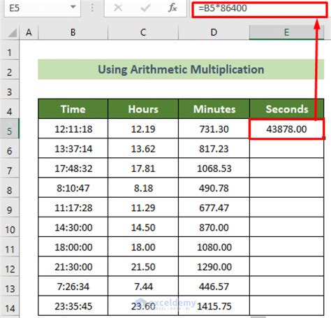 excel converting decimal to time.